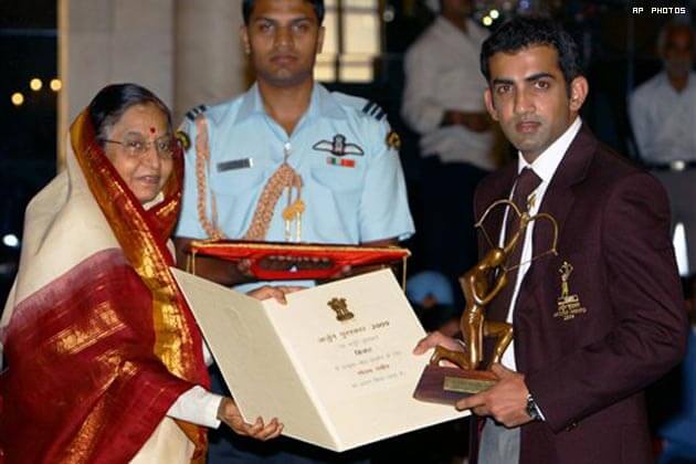 Gautam received the Arjun award in 2009