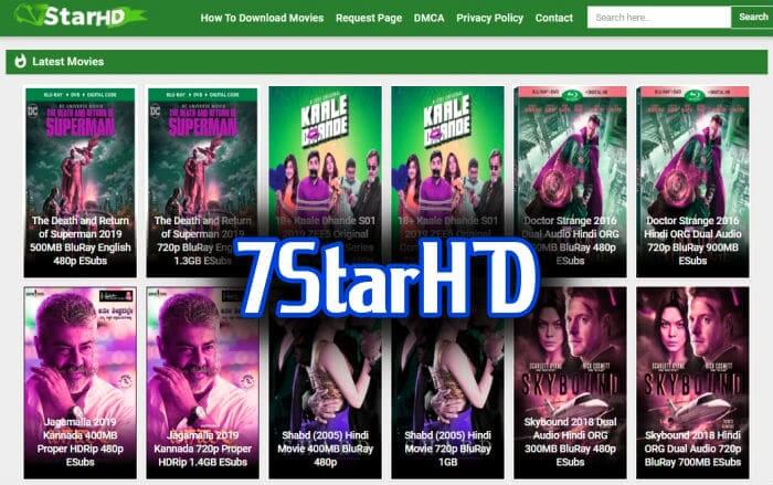 7StarHD 2020: Watch Bollywood Movies Online Download Latest Hindi Dubbed Movies from 7StarHD