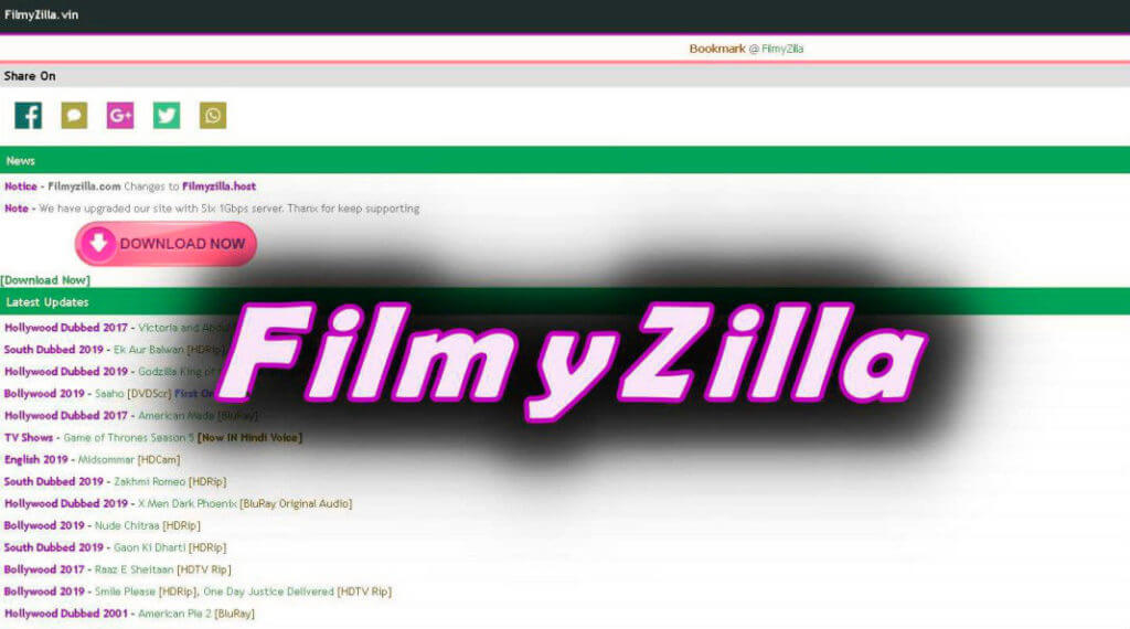 Filmyzilla 2020 Alternative Websites