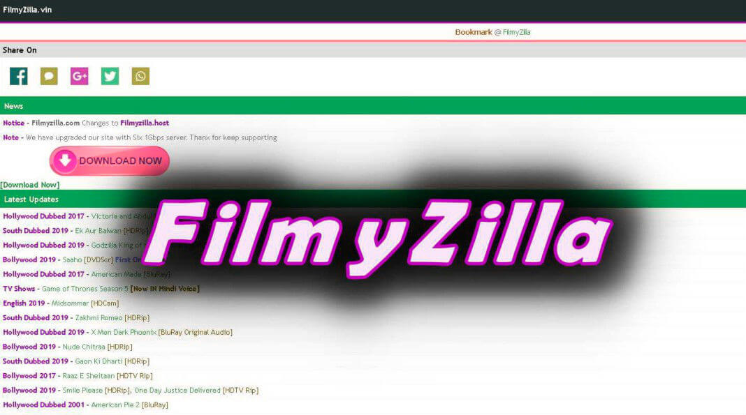 Filmyzilla: Bollywood & South Hindi Dubbed Movies Download