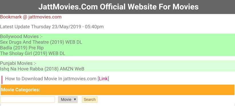 Is downloading movies from Jattmovies 2020 valid?