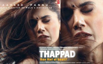 Taapsee Pannu's 'thappad' leaked online on the first day by Tamilrockers, Filmyzilla, Filmywap and Movierulz