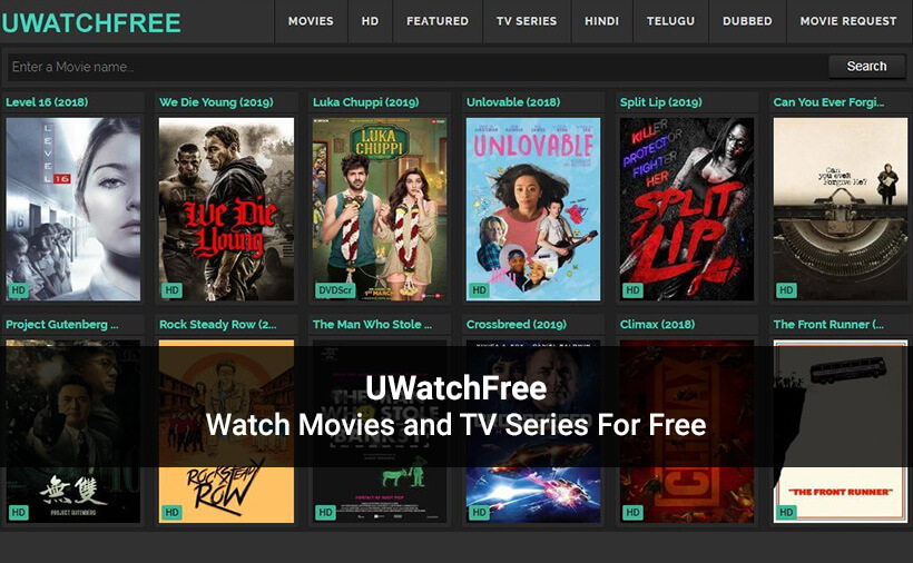 UWatchFree 2021 – Download and Watch Movies and TV Series Online Free